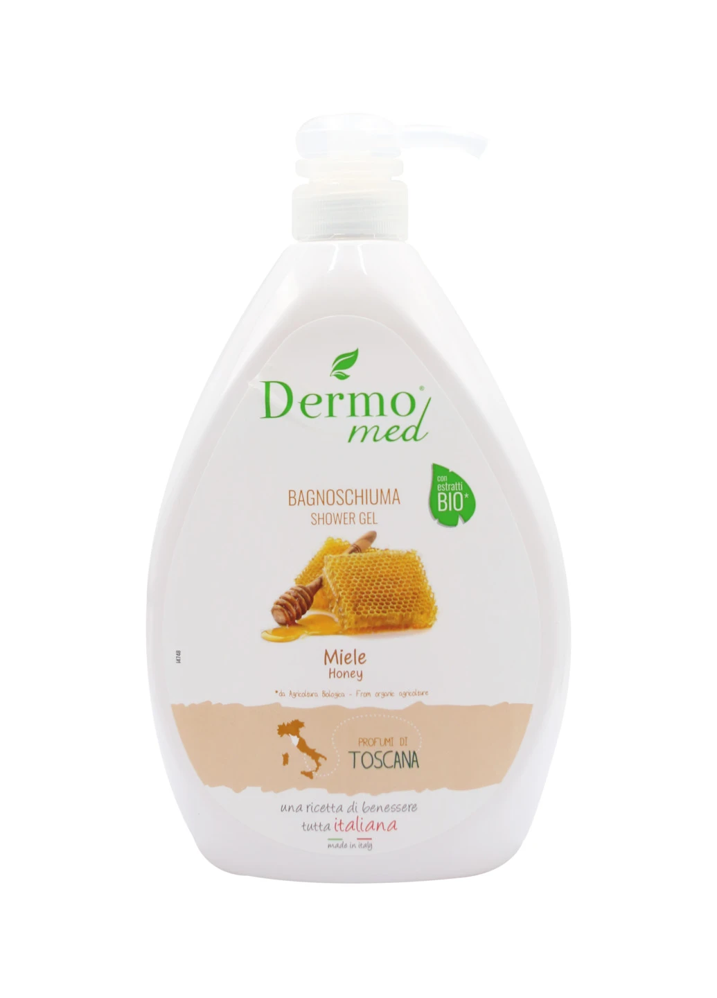 Гель для душу Bio Miele 1л Dermomed (253669408)