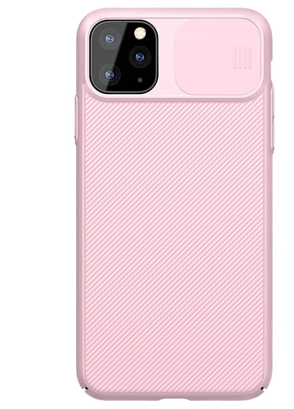 Карбонова накладка Camshield (шторка на камеру) для Apple iPhone 11 Pro (5.8 ') Рожевий / Pink (is_00000034956_3) Nillkin (229727729)