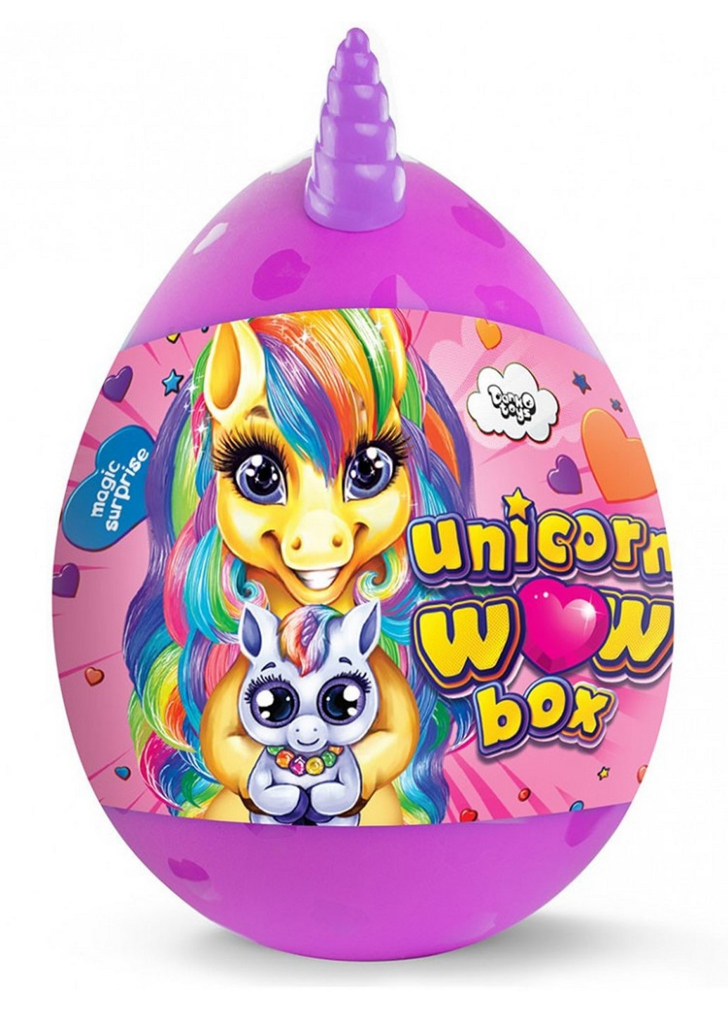 Набір креативного творчості "Unicorn WOW Box" укр. UWB-01-01U (Фіолетовий) Danko Toys (226989325)