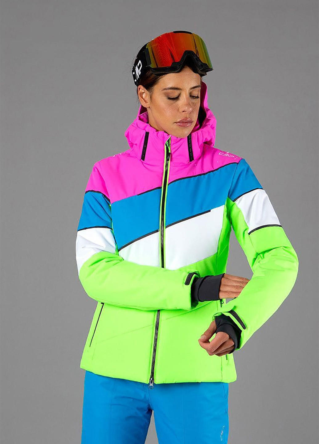 Лыжная куртка CMP woman jacket zip hood (263512509)