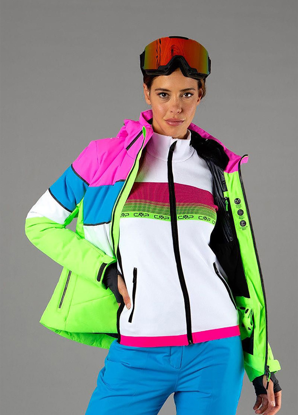 Лижна куртка CMP woman jacket zip hood (263512509)