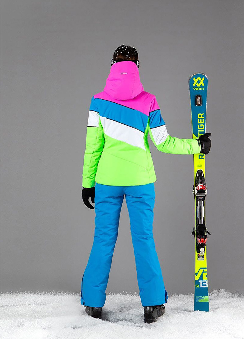 Лыжная куртка CMP woman jacket zip hood (263512509)