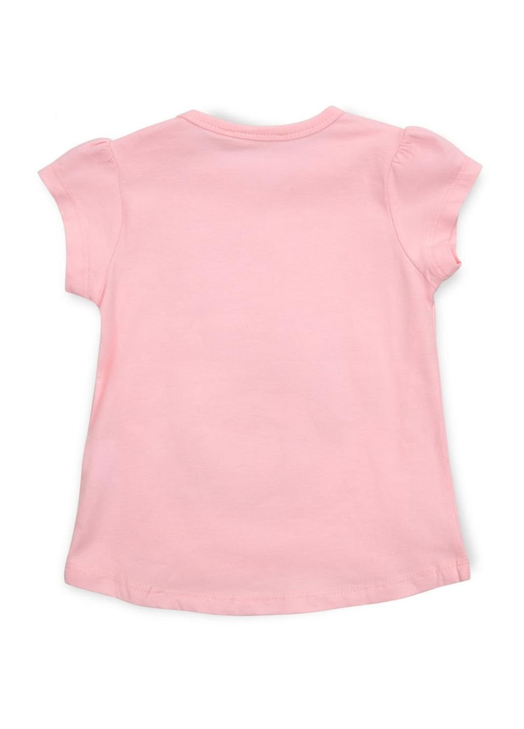 Світло-сірий літній набір дитячого одягу зі слоником (13376-98g-pink) Breeze