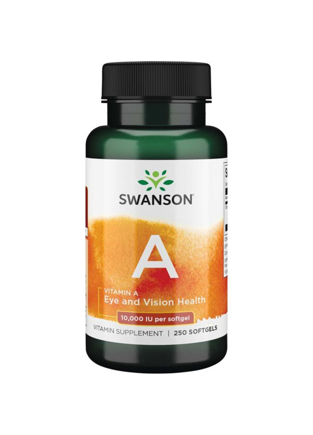 Вітамін А Vitamin A 10000 IU 250 капсул Swanson (255410237)
