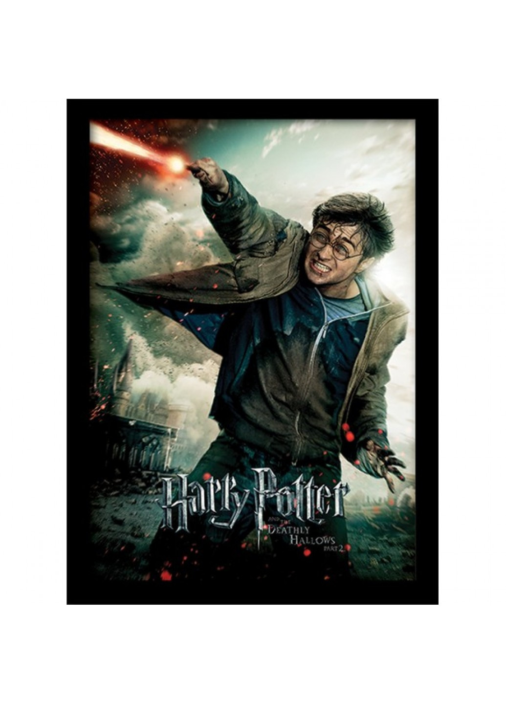 Постер в раме Harry Potter / Гарри Поттер (Deathly Hallows Part 2 - Wand) 30 х 40 см Pyramid International (210895177)