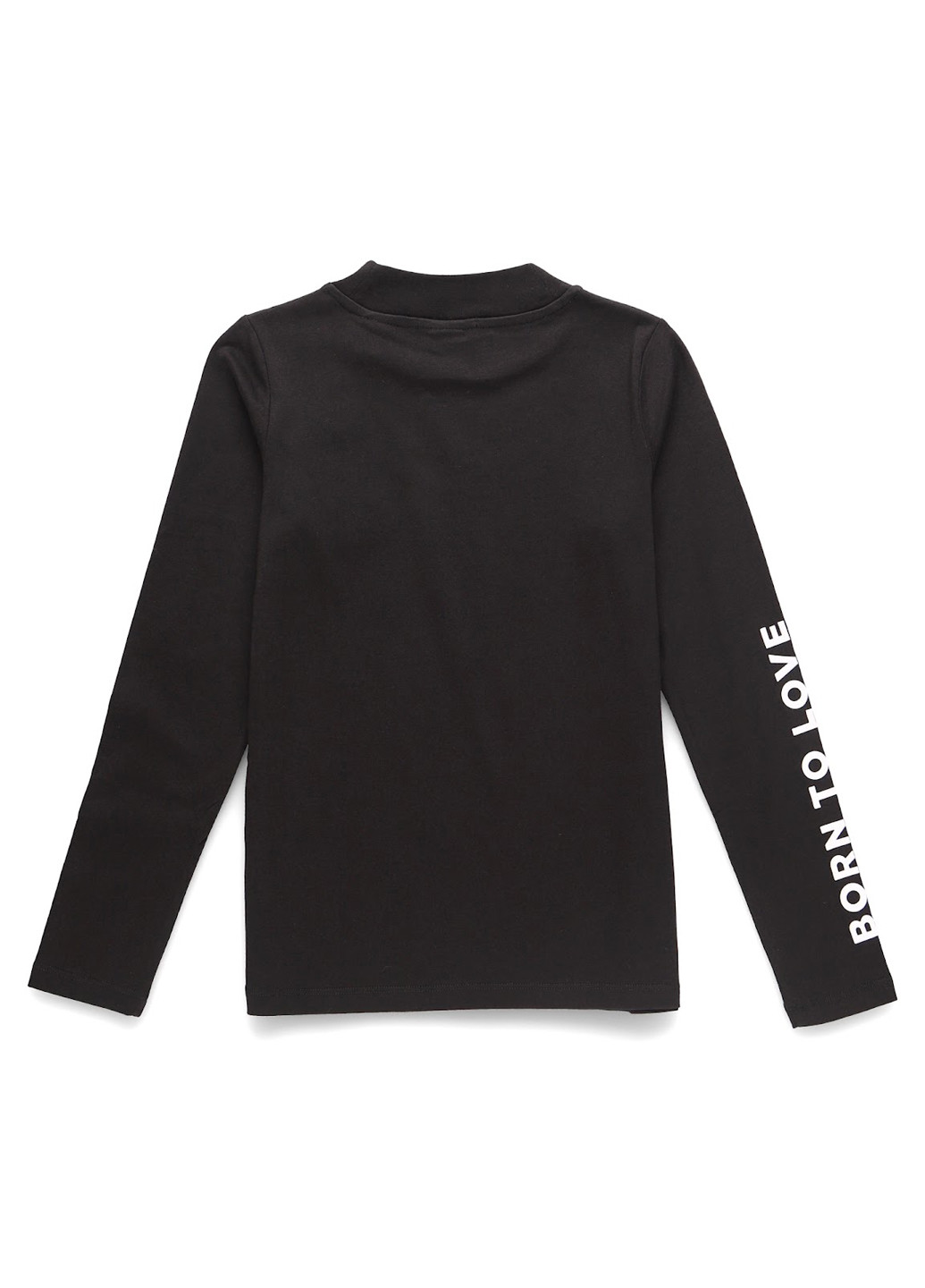 Черный демисезонный кэжуал лонгслив Scotch & Soda с рисунком