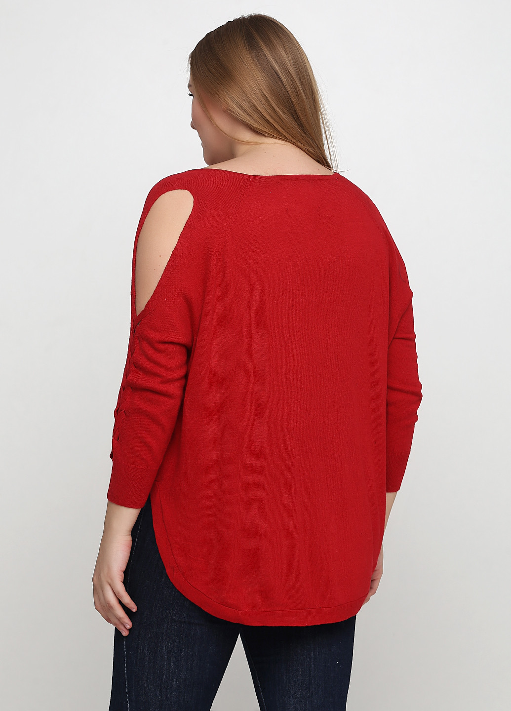 Красный демисезонный пуловер пуловер CHD