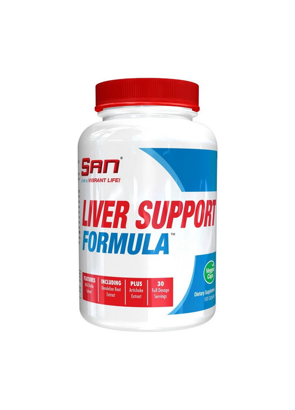 Таблетки для печени Liver Support formula (100 капс) сан ливер саппорт San (255410489)