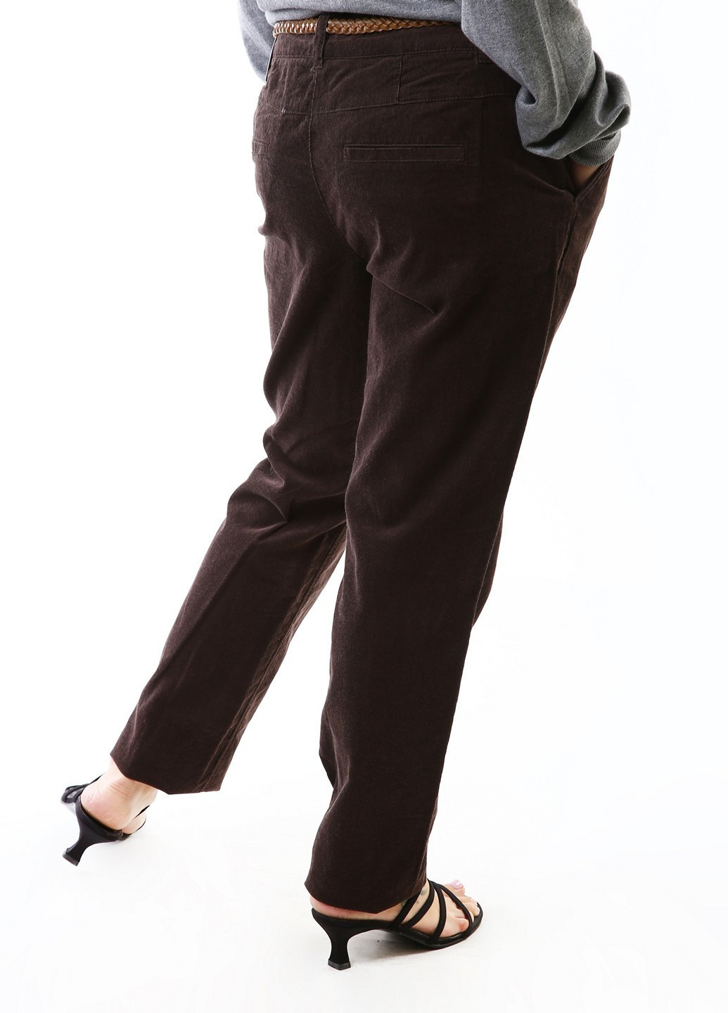 Темно-коричневые кэжуал демисезонные брюки S.Oliver