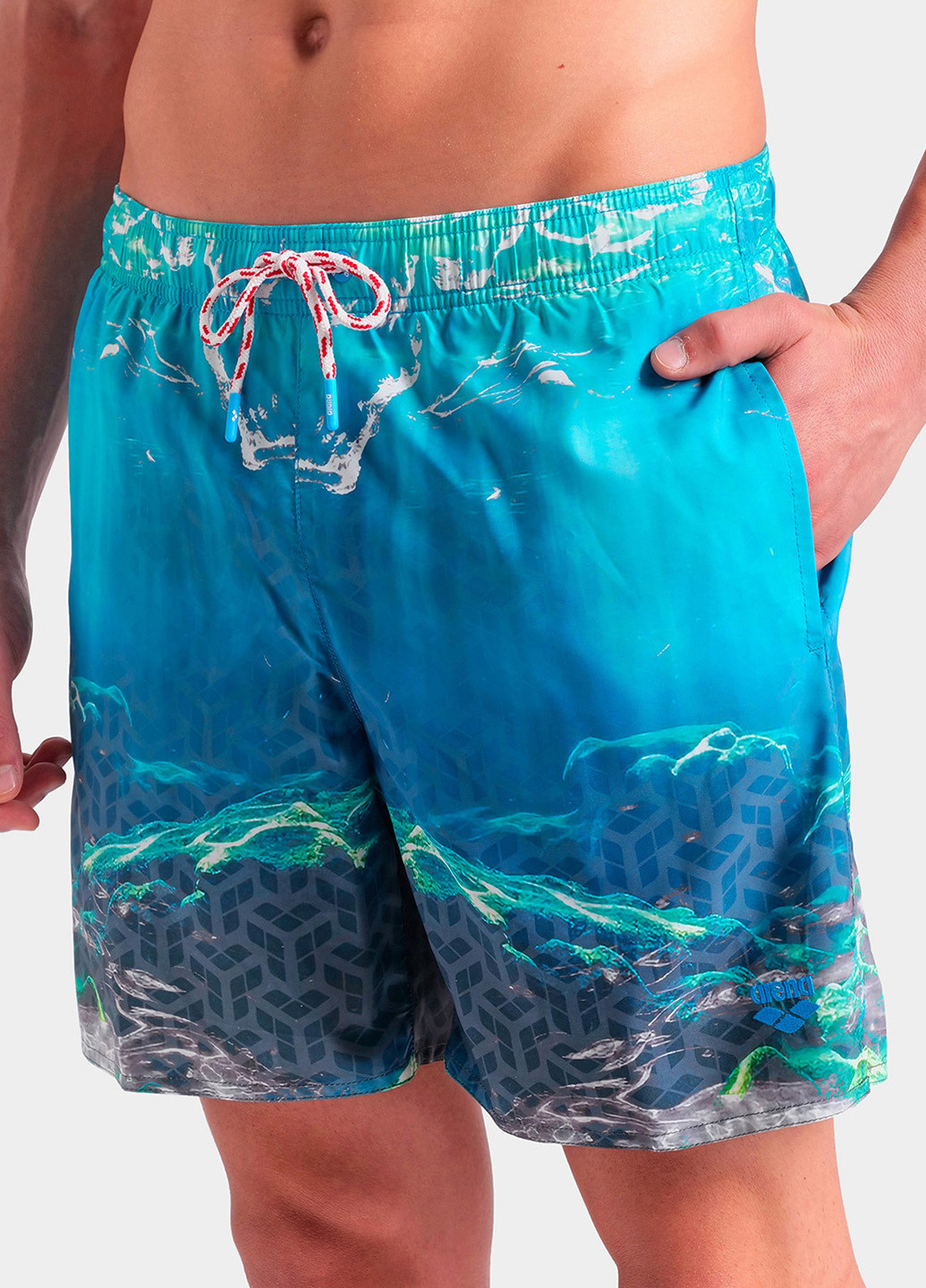 Шорты Arena WATER PRINTS BEACH BOXER (331521559)