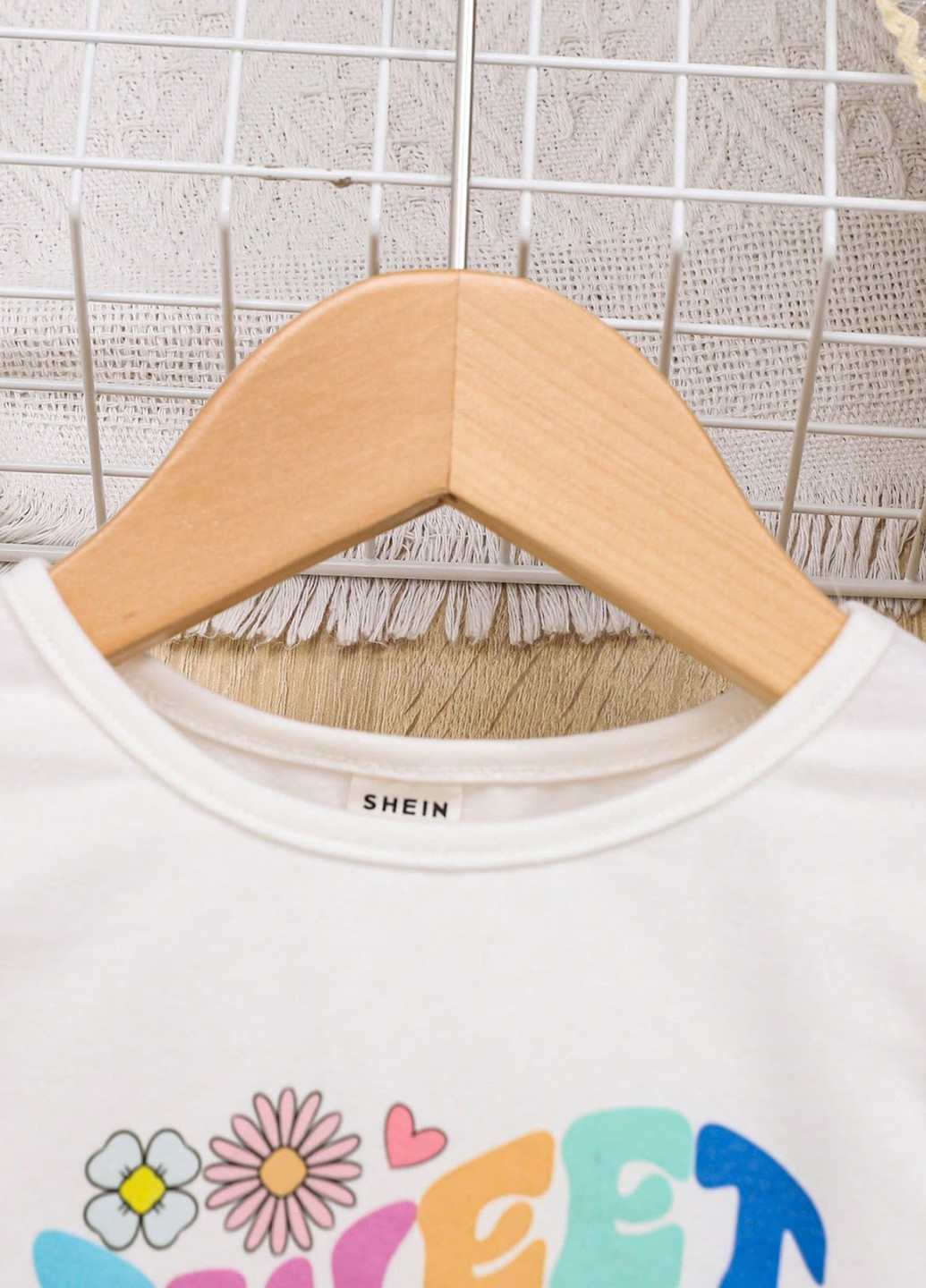 Білий демісезонний костюм (лонгслів, штани) брючний SHEIN