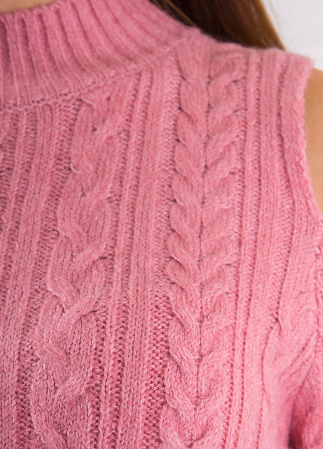 Рожевий демісезонний светр Society