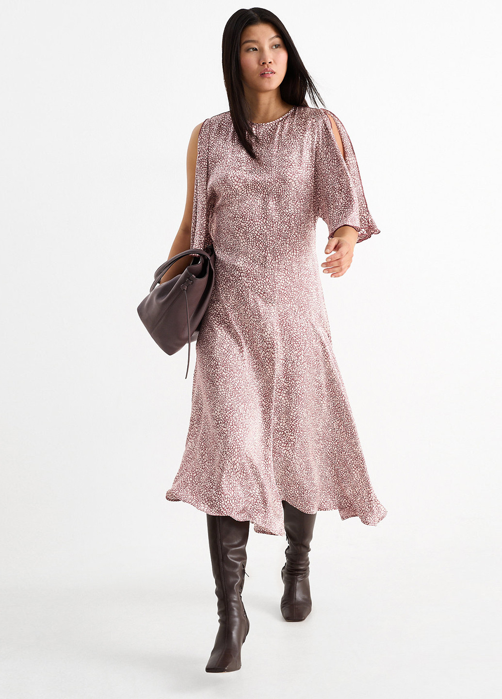 Комбінована кежуал сукня C&A з абстрактним візерунком