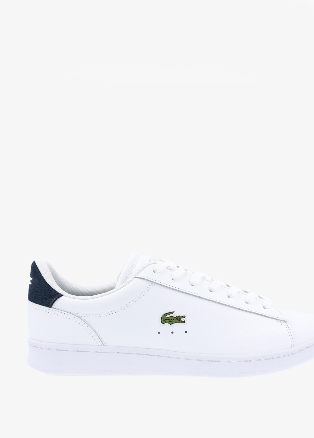 Белые демисезонные кроссовки Lacoste CARNABY SET