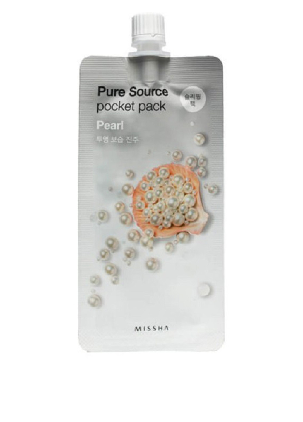 Ночная маска с екстрактом жемчуга Pure Source Pocket Pack Pearl,10 мл MISSHA (179701085)