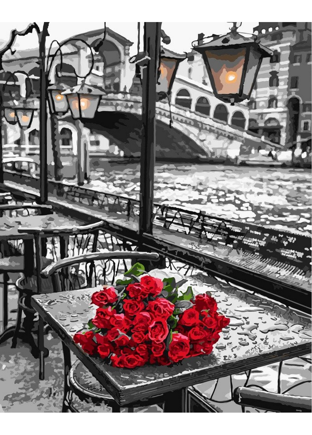 Картина по номерам "Розы Венеции" 40х50 см 11320-AC Art Craft (208910232)