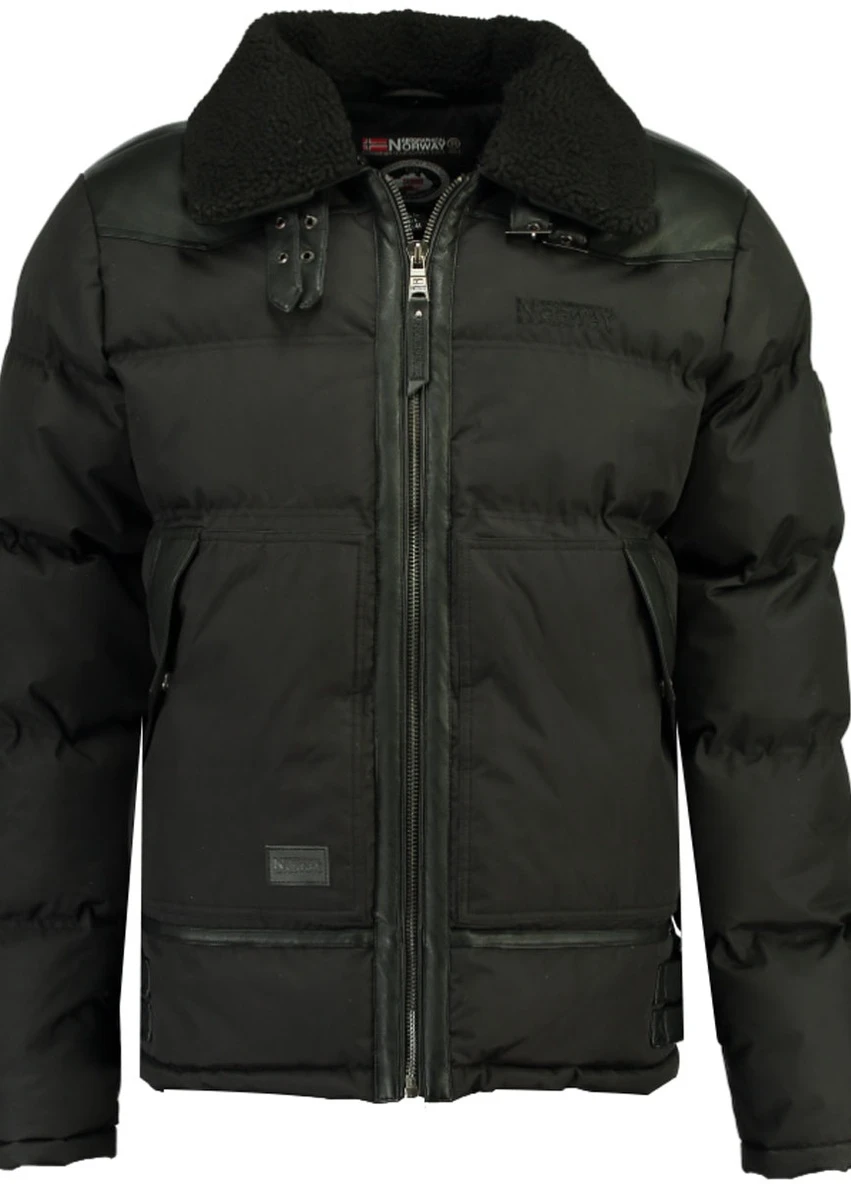 Черная зимняя куртка Geographical Norway CORVETTE MEN 001