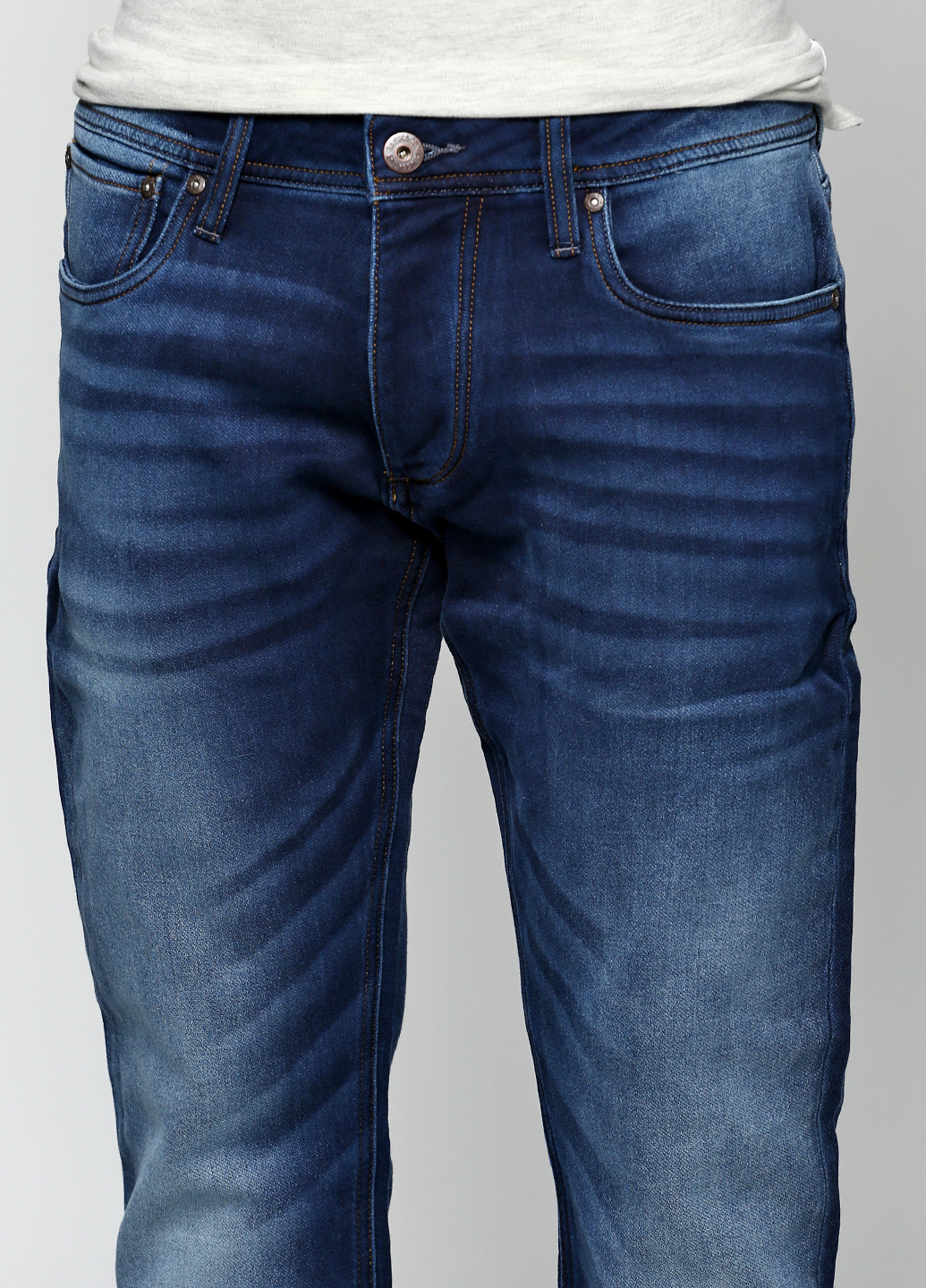 Синие летние джинсы Jack & Jones