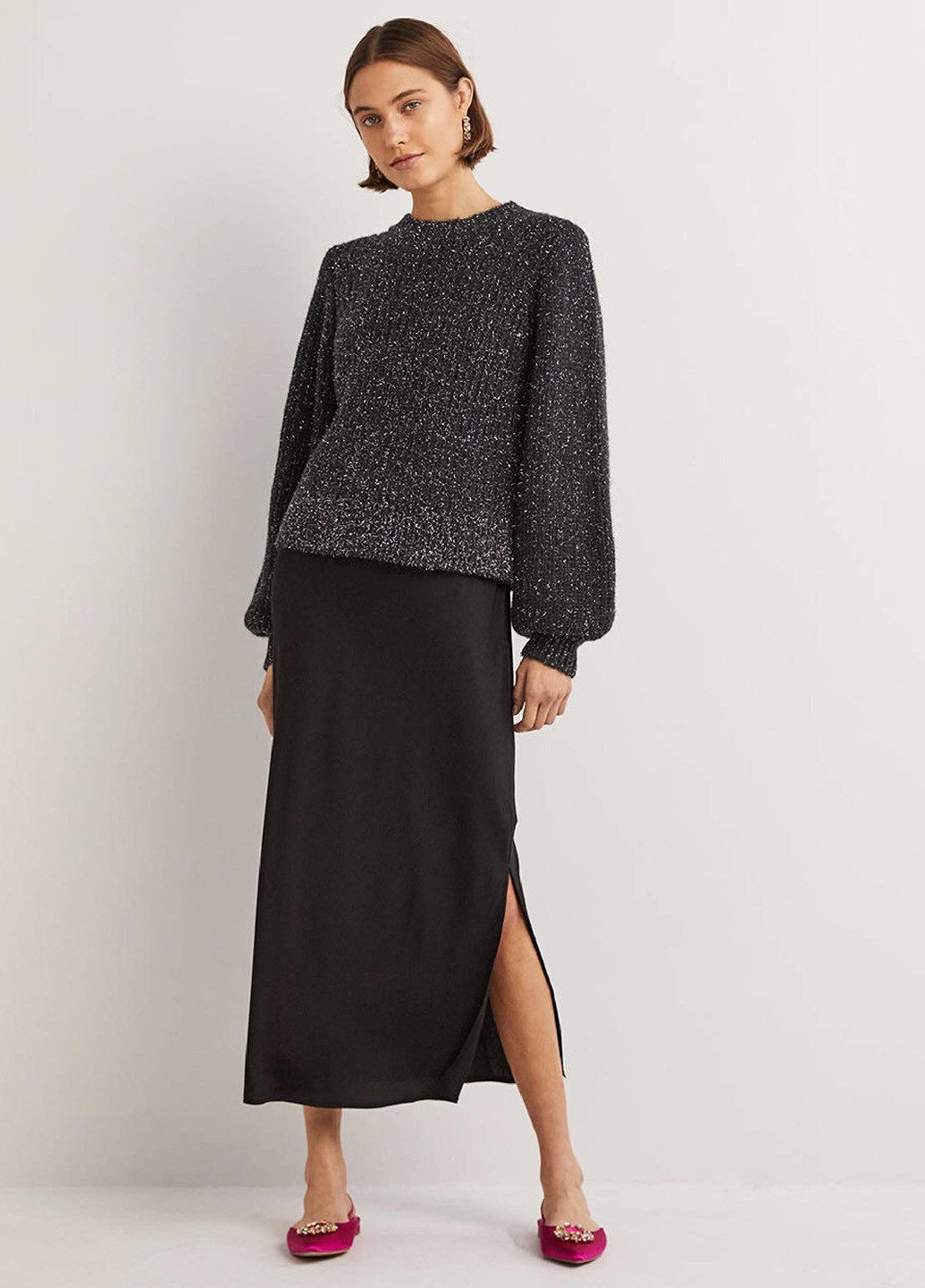 Черный демисезонный джемпер джемпер Boden