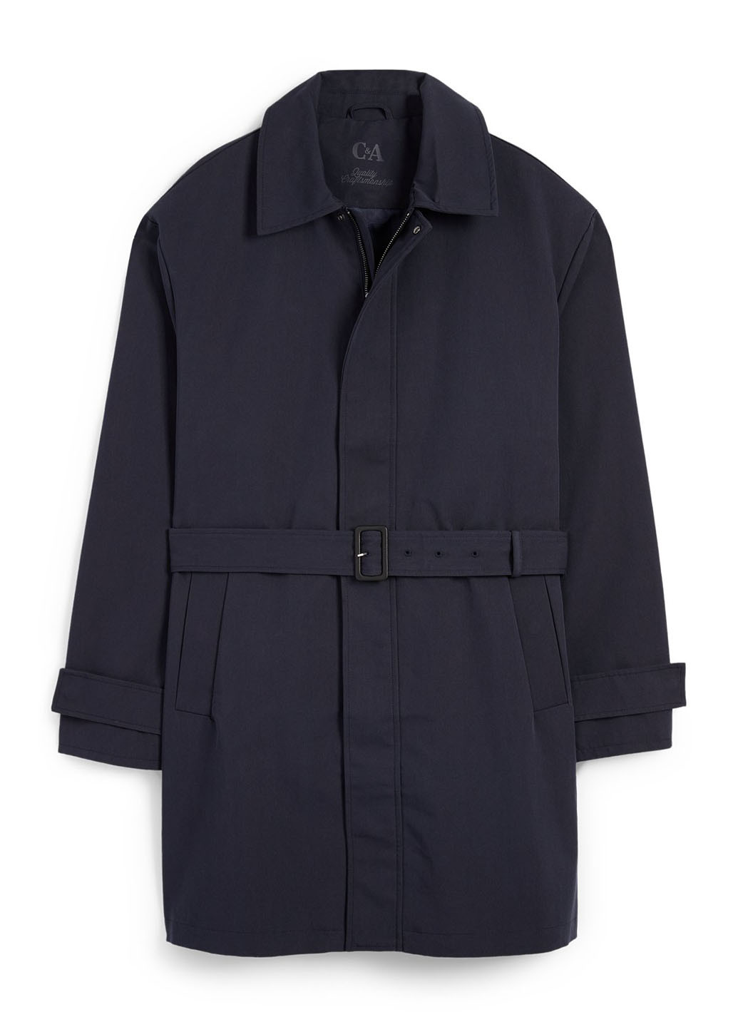 Плащ C&A макінтош на блискавці прямий (362193636)