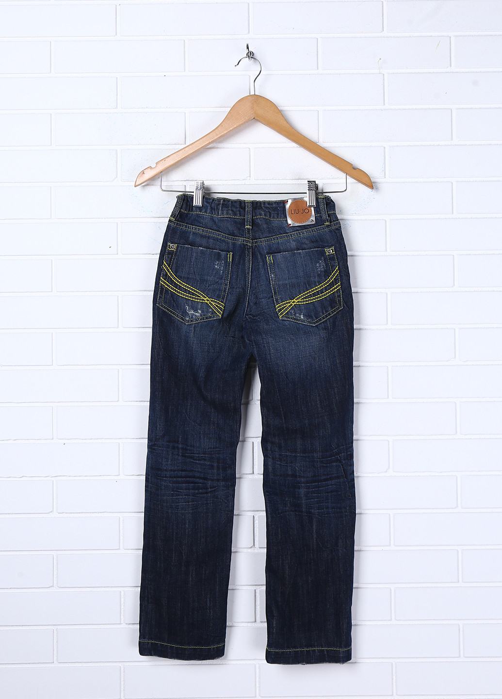 Синие демисезонные со средней талией джинсы Liu-Jo