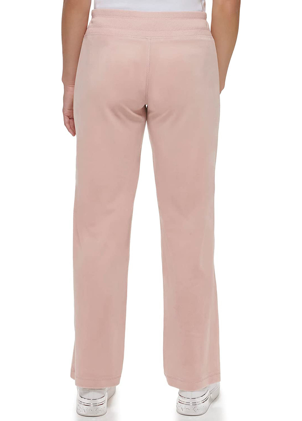 Розовые кэжуал демисезонные прямые брюки Calvin Klein