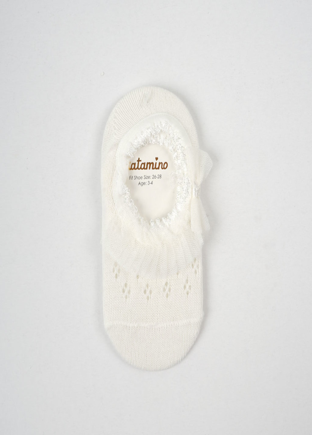 Шкарпетки для дівчат, короткі (котон),, 1-2, white Katamino k90042 (252933809)