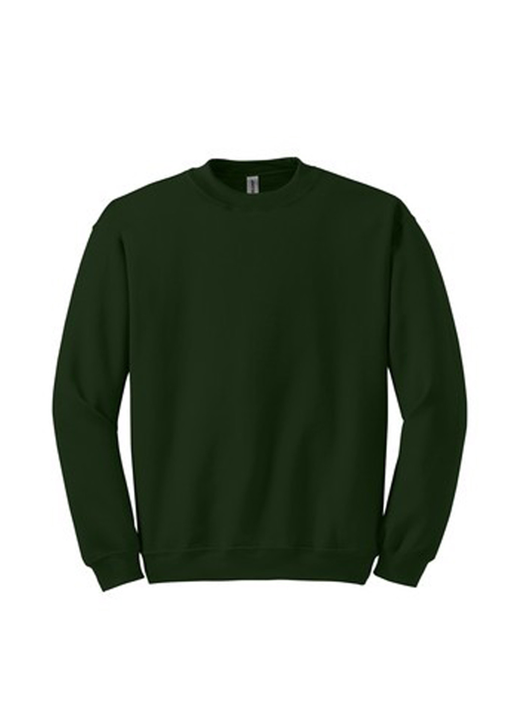 Темно-зелений світшот Gildan однотонний без декору (361960149)