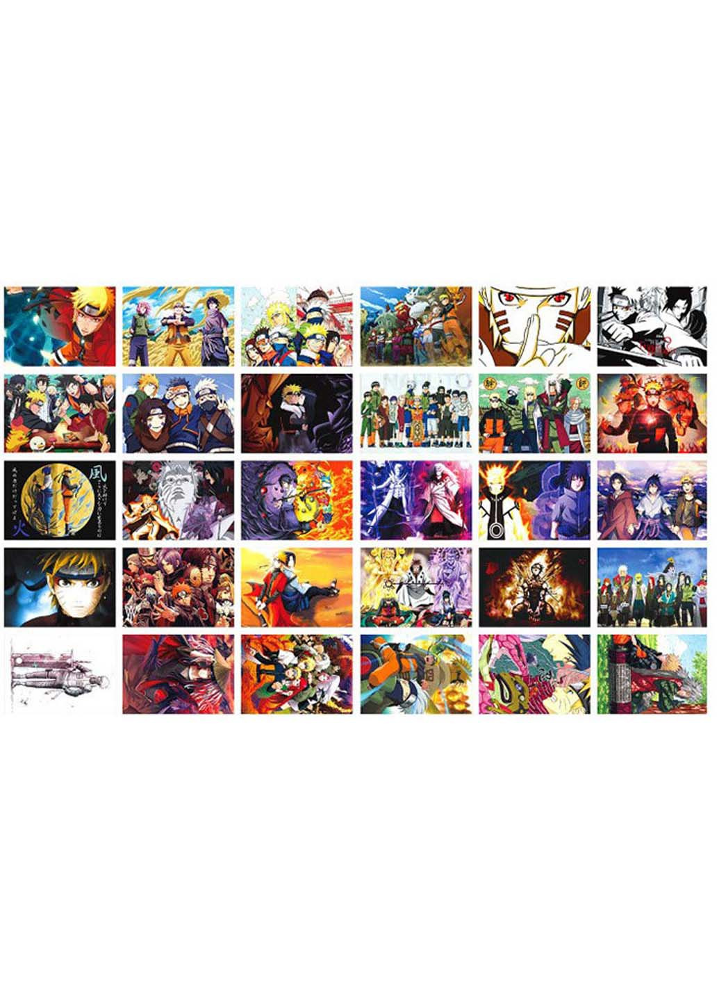 Набор ломо карточек Наруто Lomo 30 шт - Naruto Bioworld (251311271)