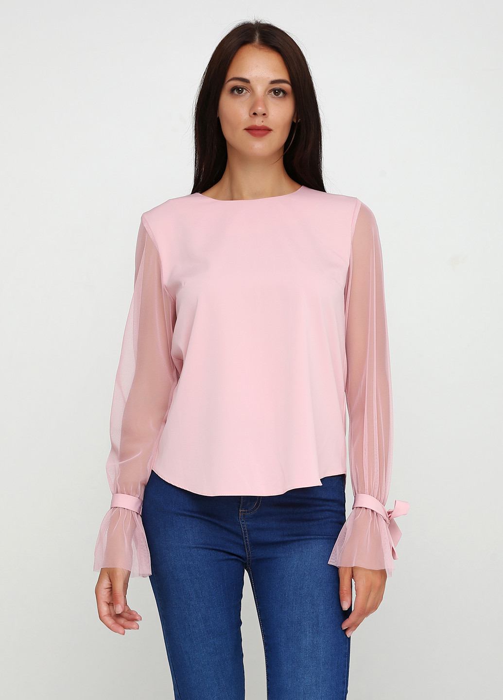 Розовая блуза ZUBRYTSKAYA