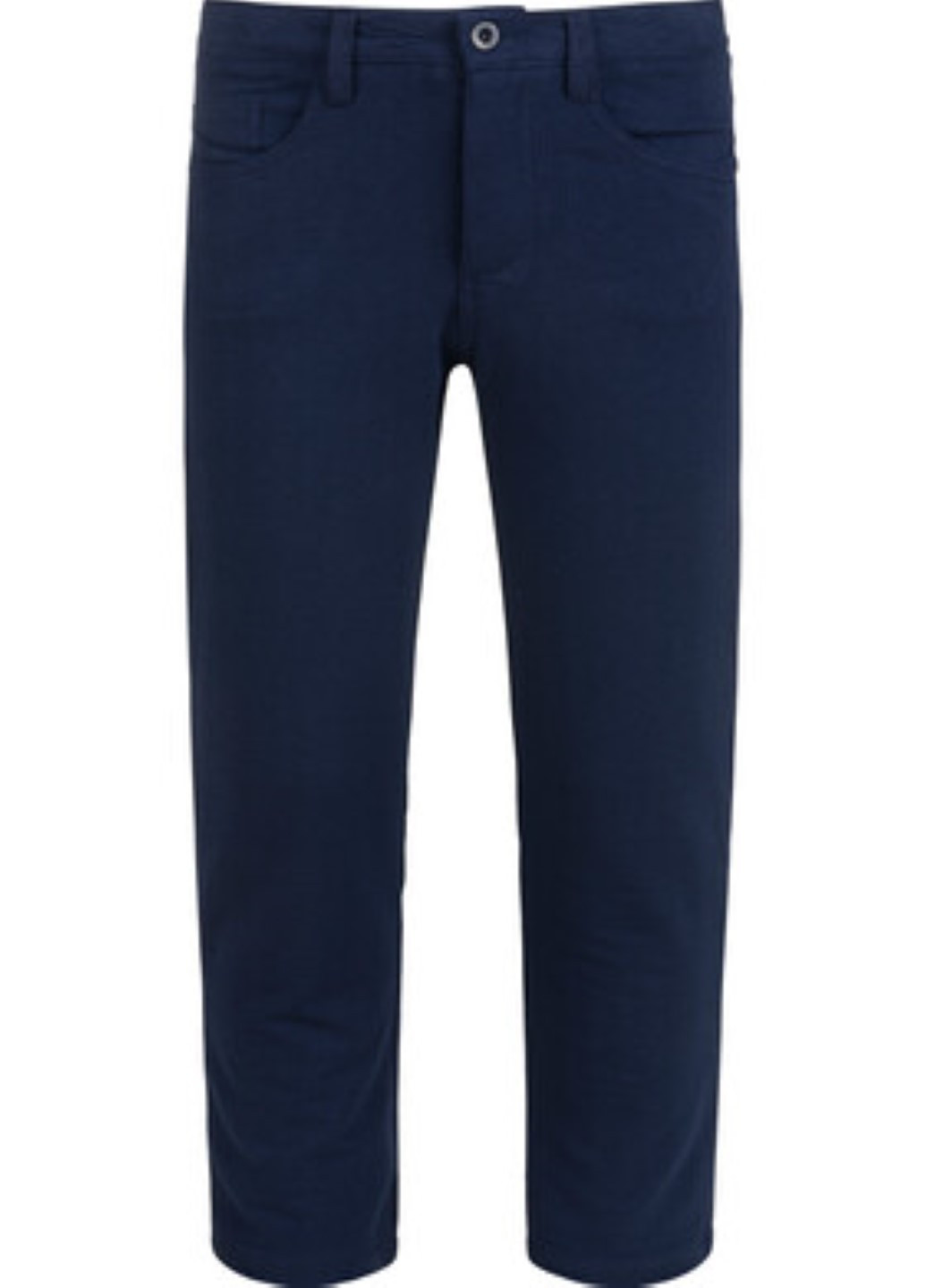 Темно-синие кэжуал демисезонные брюки прямые Endo