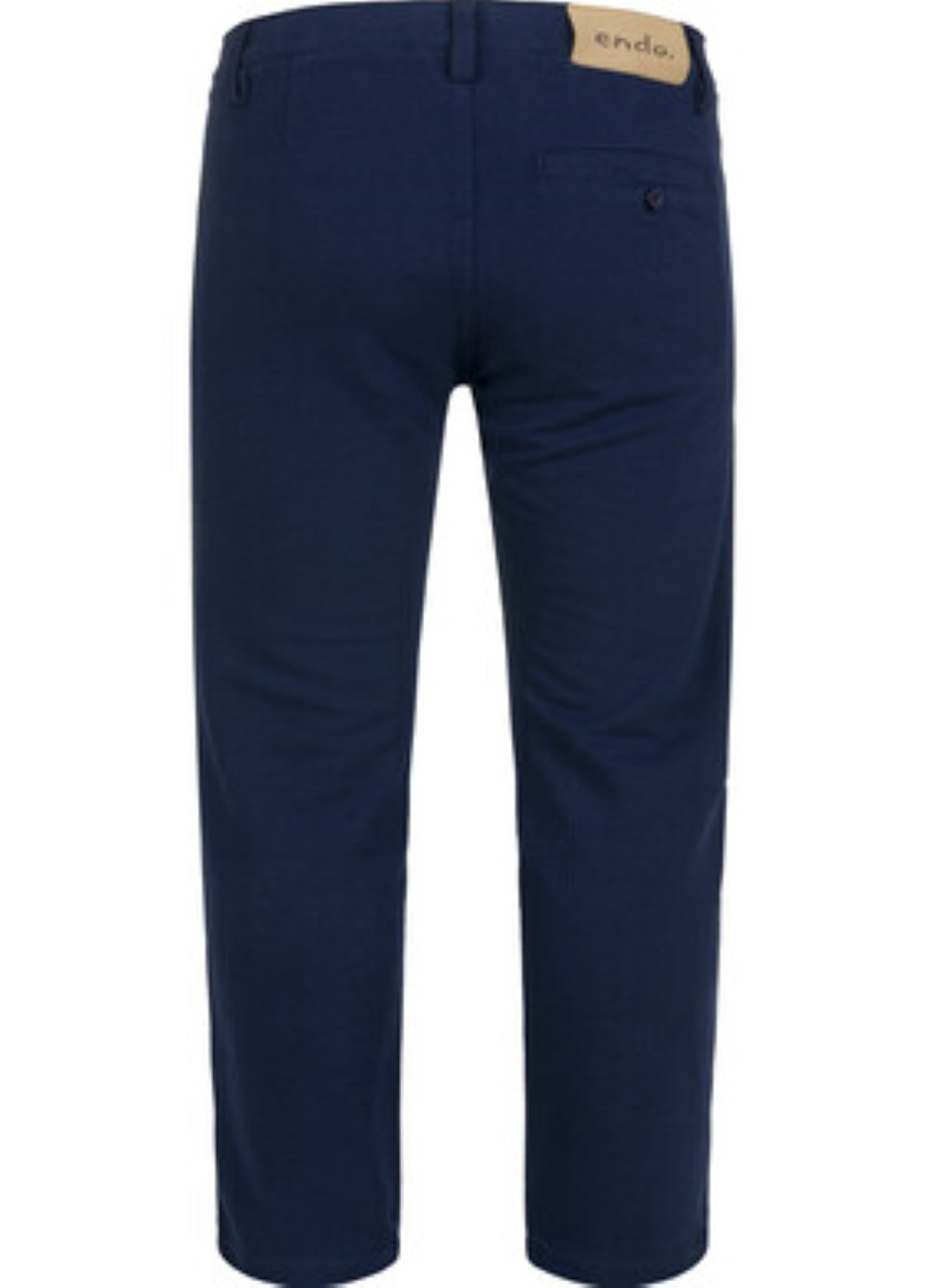 Темно-синие кэжуал демисезонные брюки прямые Endo