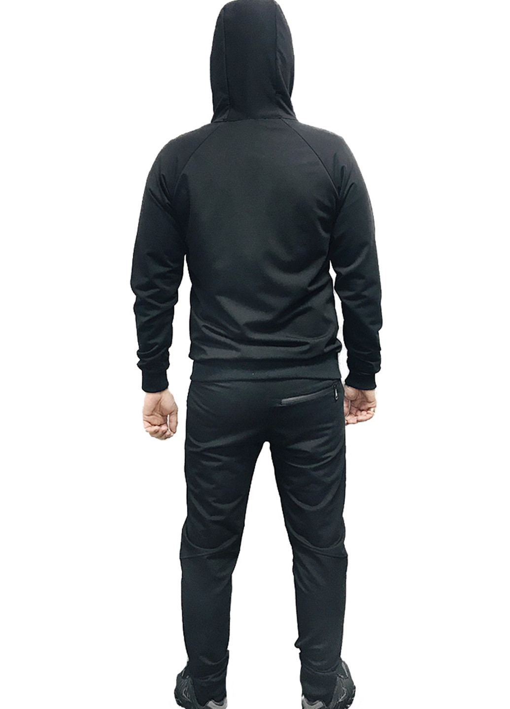 Чорний демісезонний костюм (толстовка, брюки) брючний PP