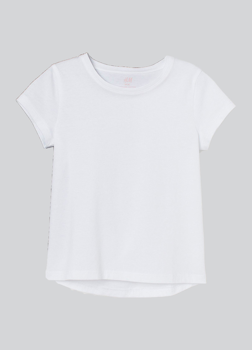 Белая летняя футболка H&M