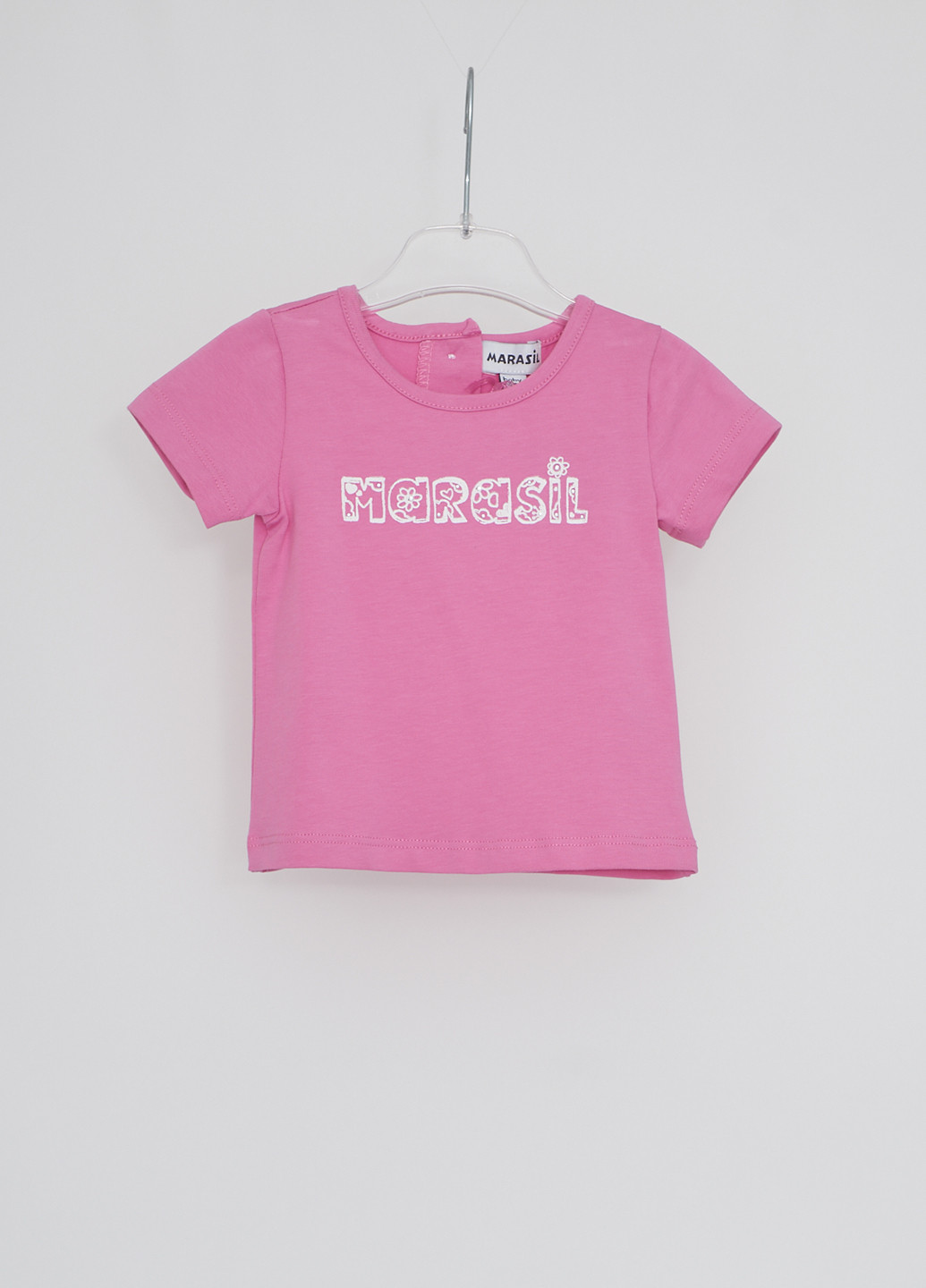 Розовая летняя футболка Marasil