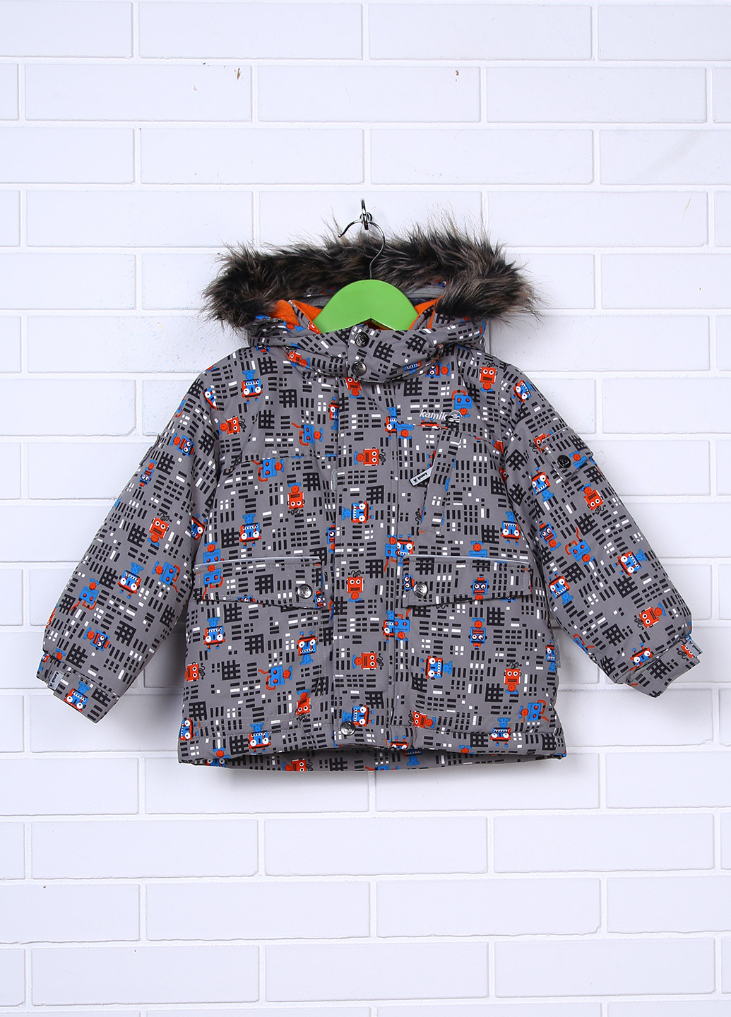 Серая зимняя куртка Kamik by Gusti