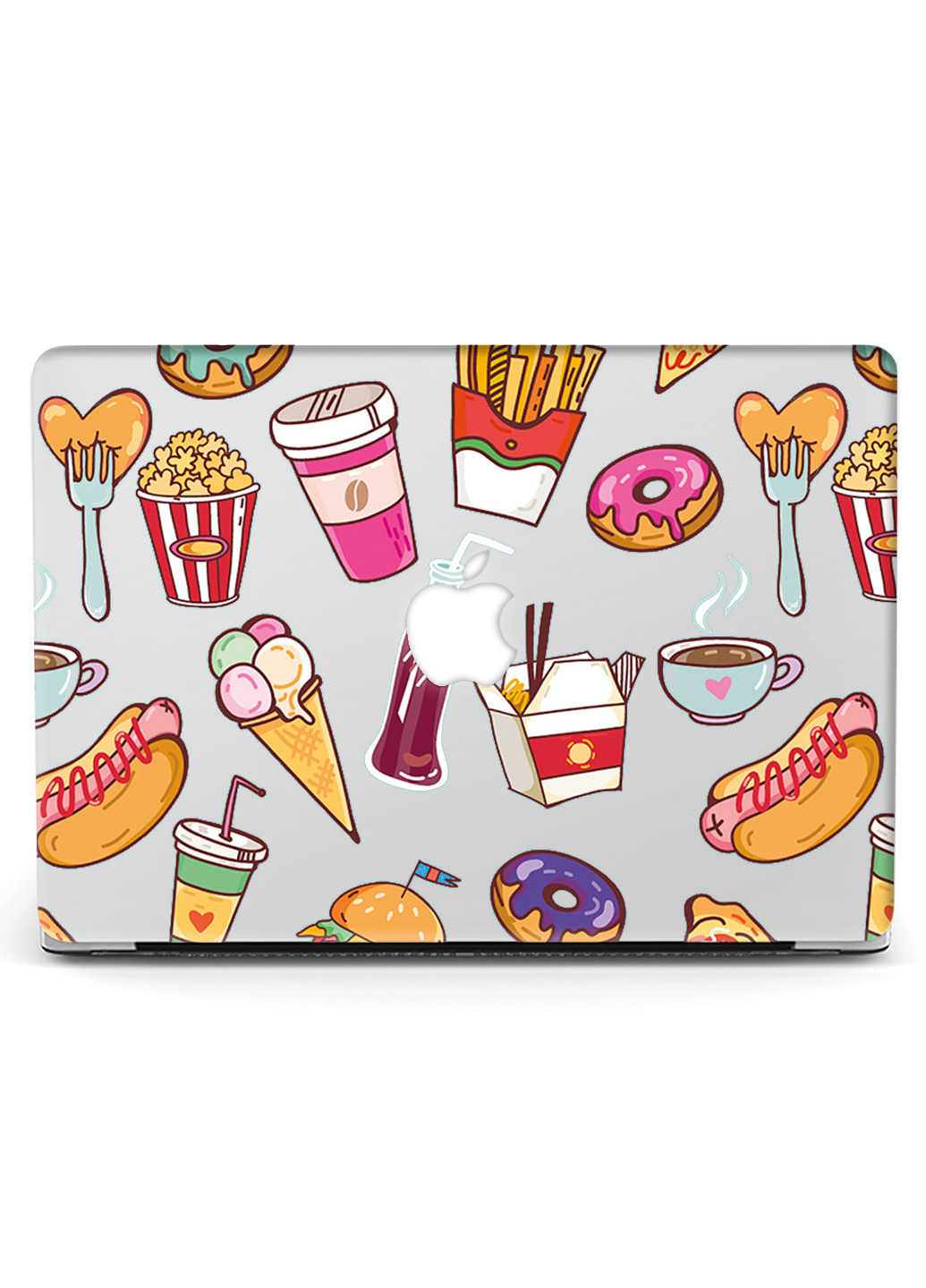 Чехол пластиковый для Apple MacBook Air 13 A1932 / A2179 / A2337 Фастфуд (Fast food) (9656-1751) MobiPrint (218539698)