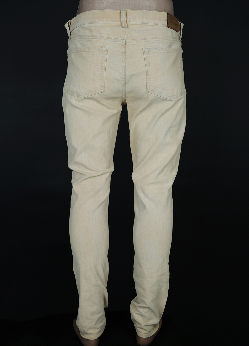 Бежевые демисезонные зауженные джинсы Ralph Lauren