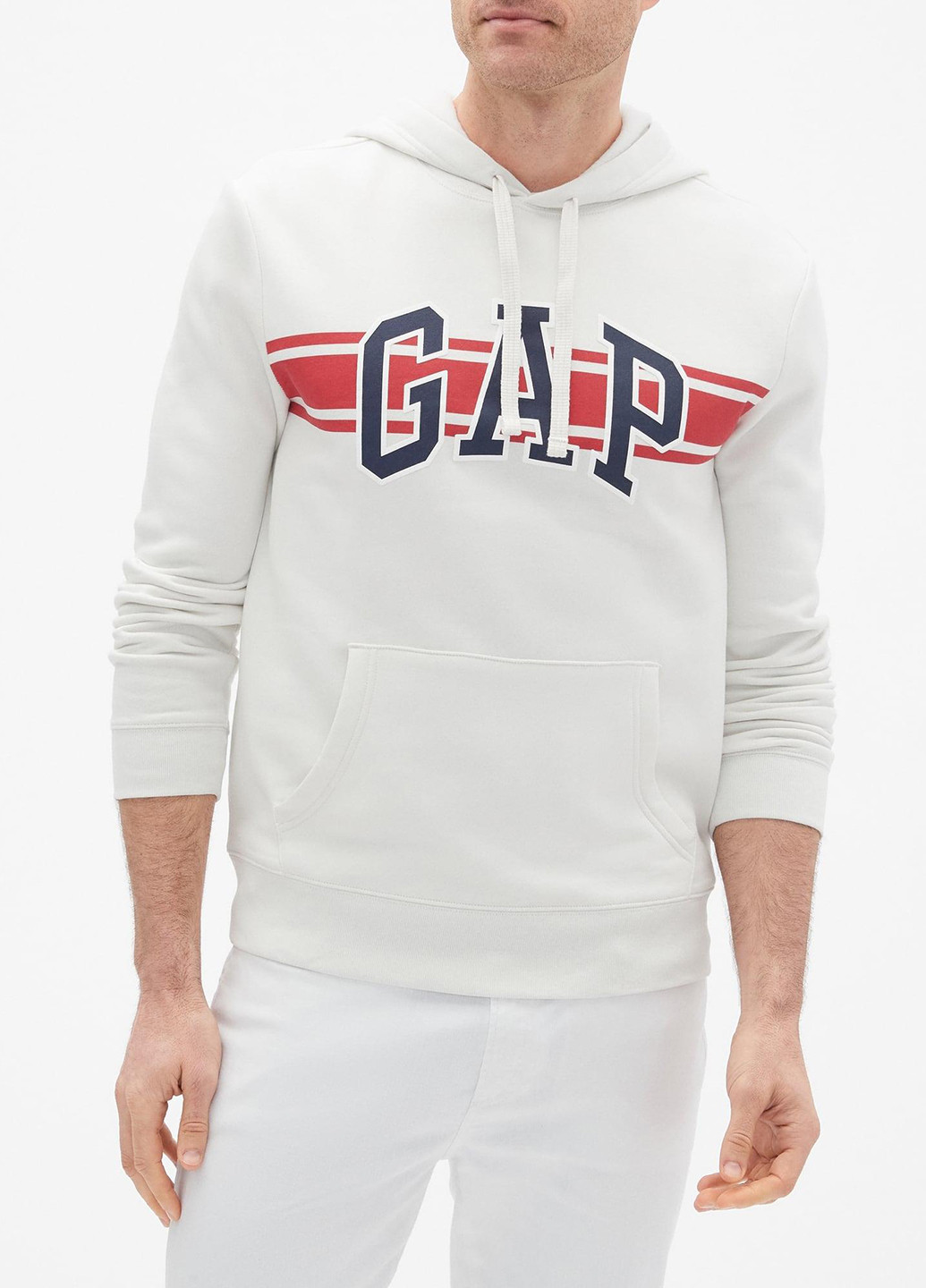 Худи Gap логотипы белые кэжуалы хлопок