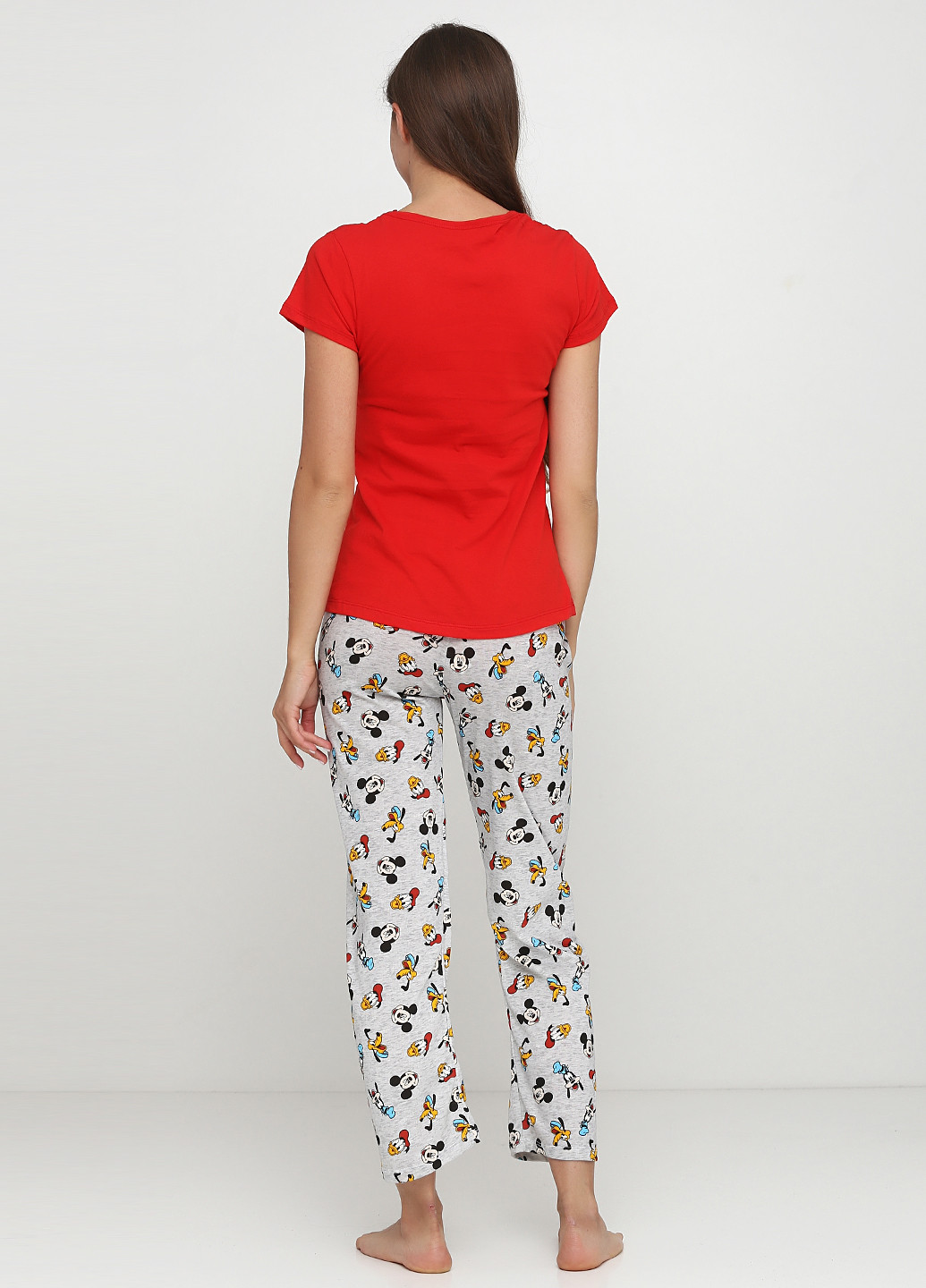 Красный демисезонный комплект (футболка, брюки) Rinda Pijama