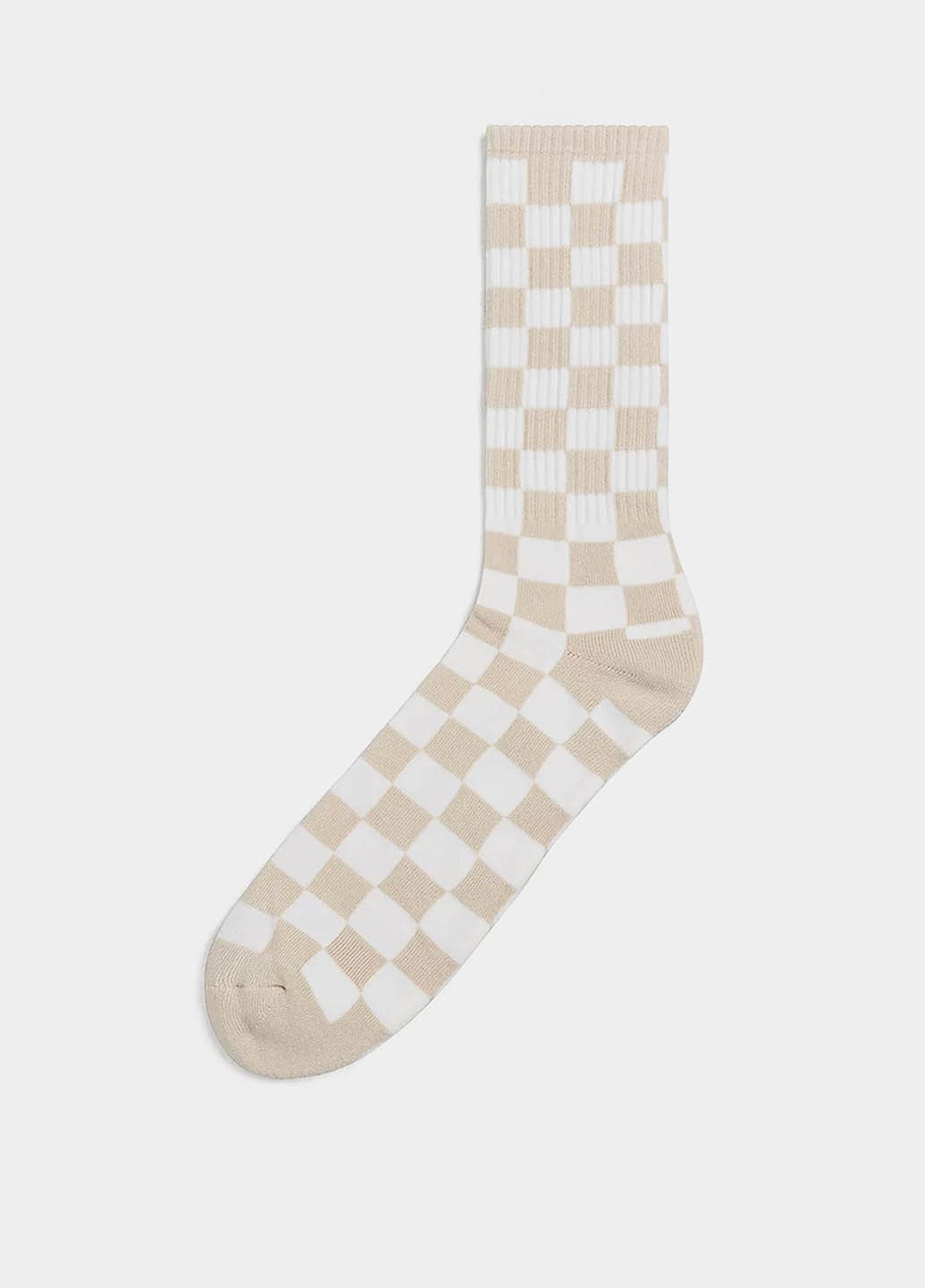 Бежевые носки Vans клетка (330358934)