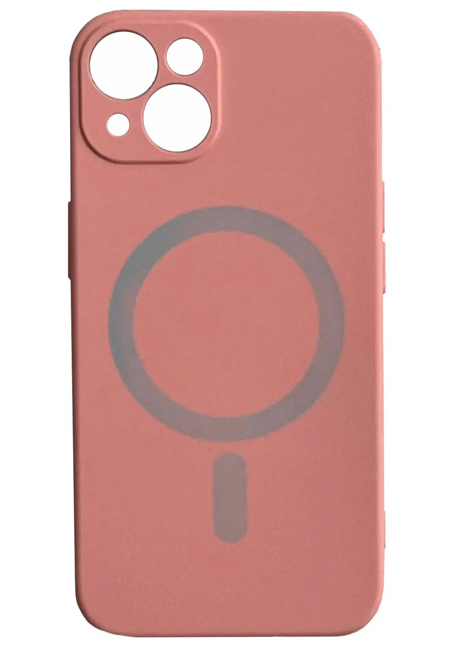 Силиконовый Чехол Silicone Case Закрытая камера с MagSafe для iPhone 13 Розовый No Brand (255457097)