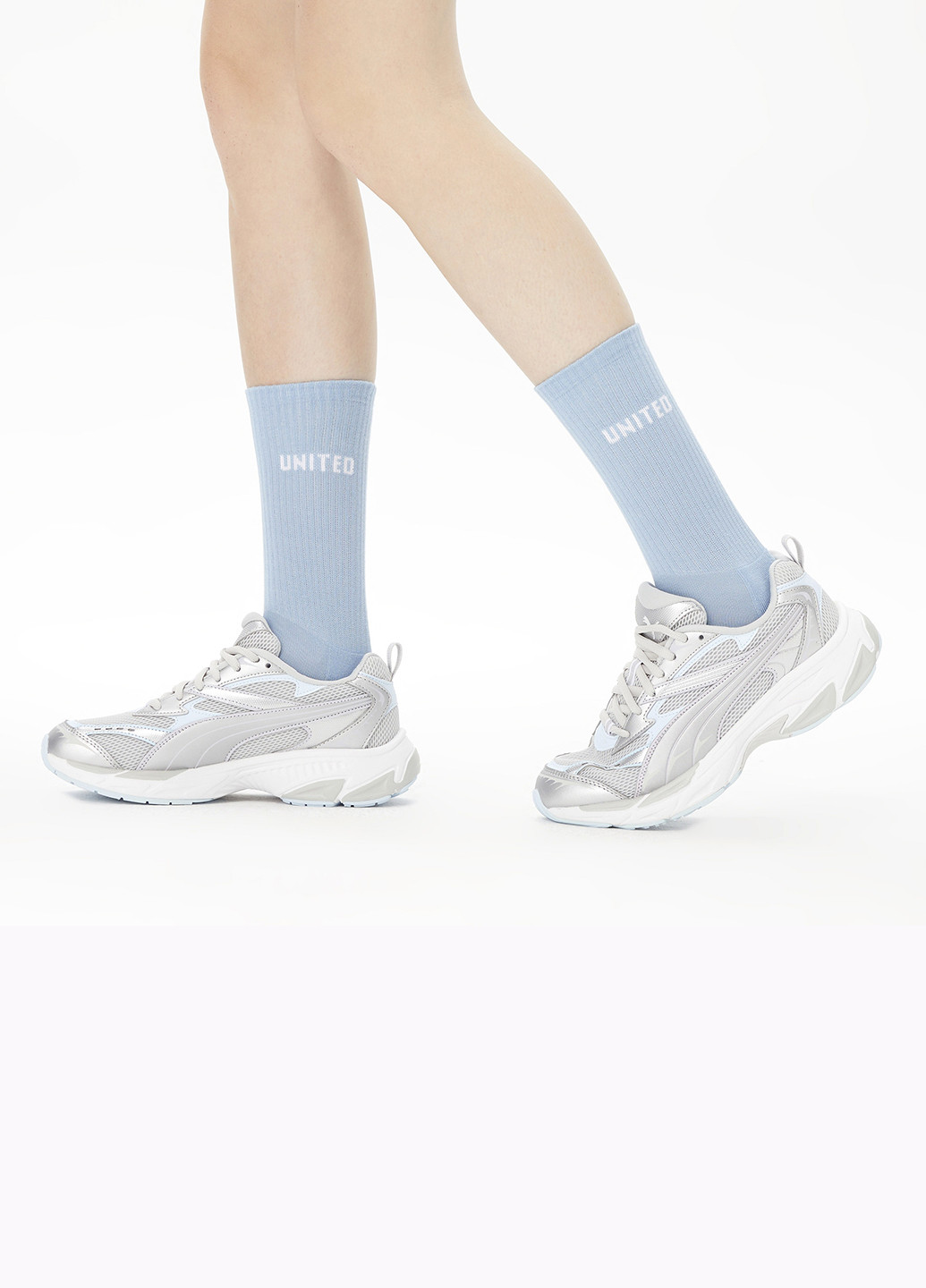 Комбинированные носки (3 пары) UNITED4 логотипы (329038215)