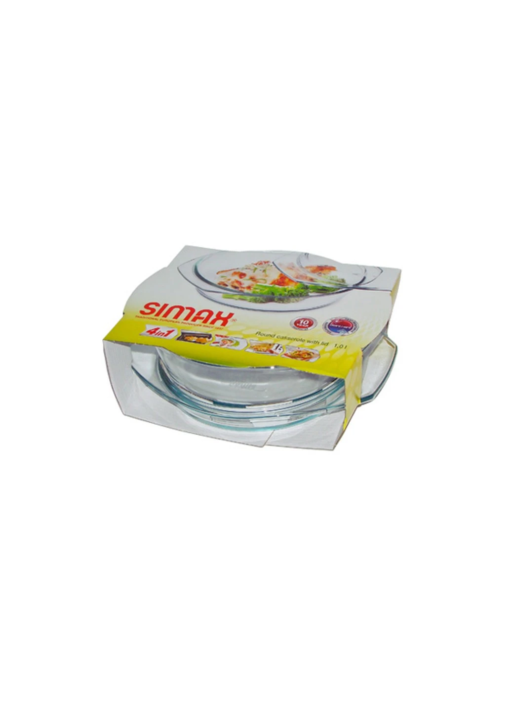 Форма для запікання Classic 1 л, с крышкой Simax (255277541)