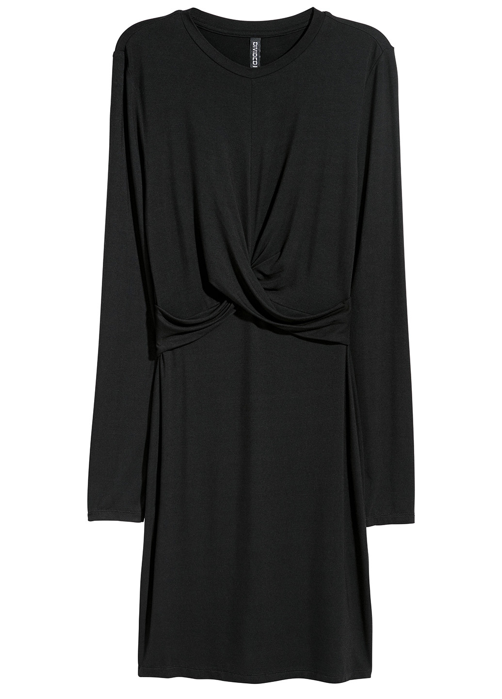 Чорна кежуал плаття, сукня без підкладу H&M однотонна