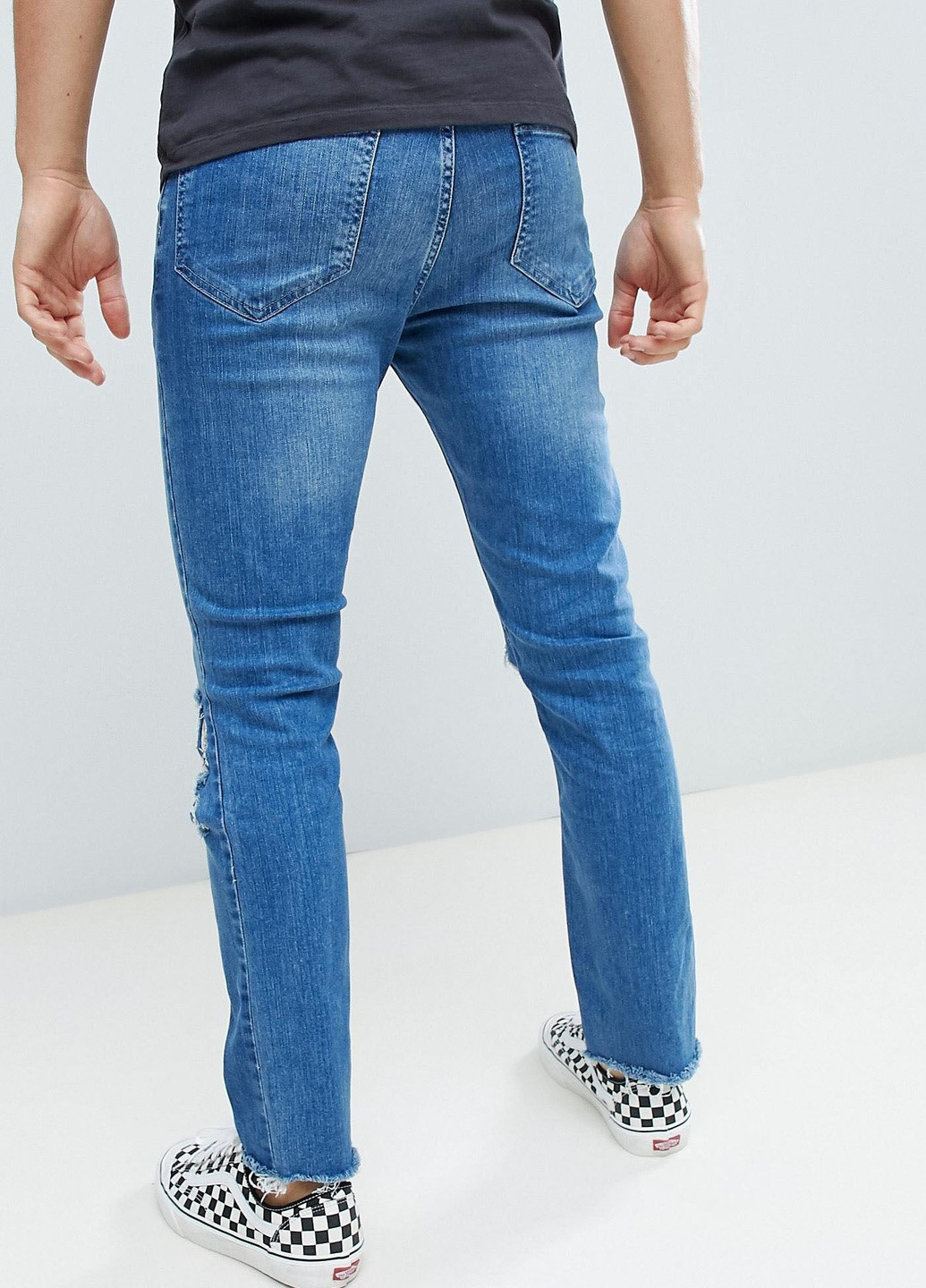 Голубые джинсы Mennace