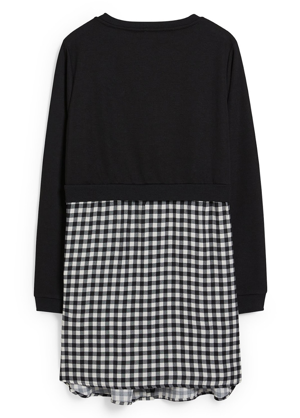 Чорно-білий кежуал плаття для вагітних C&A в клітинку