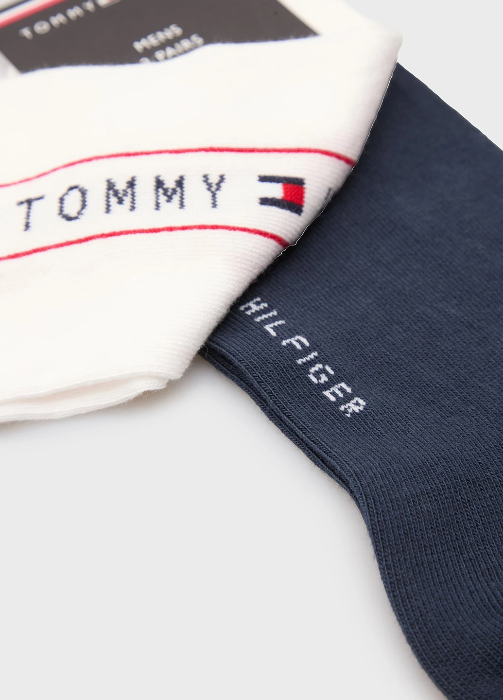 Комбинированные носки (2 пары) Tommy Hilfiger логотипы (344461967)