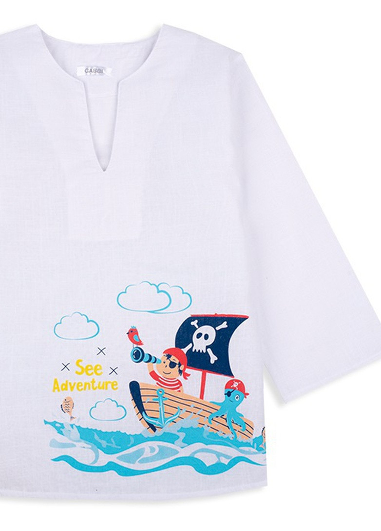 Дитяча сорочка-сорочка пляжна для хлопчика * Пірат * Габби (221792479)