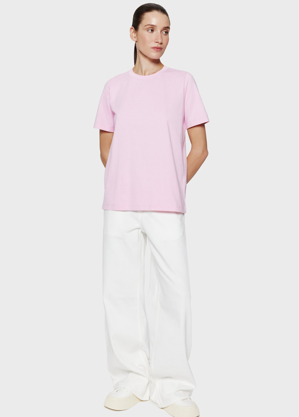Светло-розовая летняя футболка PRPY